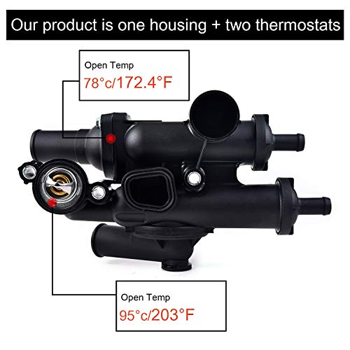 EVIL ENERGY 68003582AB Thermostat Housing Kit Compatible with Sebring