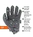 Mechanix Wear: M-Pact Tactical Gloves with Secure Fit, Touchscreen Capable Safety Gloves for Men, Work Gloves with Impact Protection and Vibration Absorption (Grey, Medium)