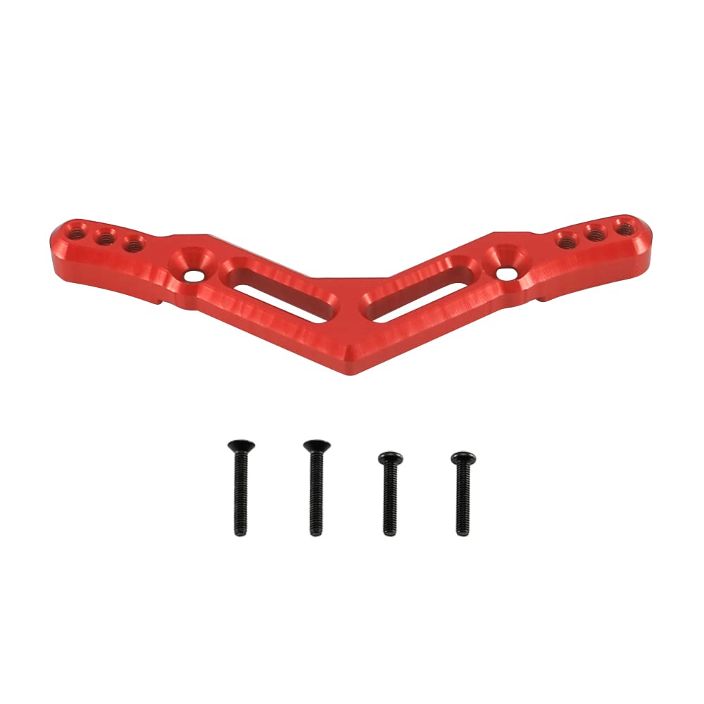 RCAWD Alloy Front Shock Tower For Arrma Granite Senton Big rock 3S BLX 550 MEGA upgraded part（Red）