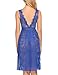 Avidlove Women V-Neck Blue Lingerie Eyelash Lace Babydoll Mesh Chemise Nightwear Outfits M
