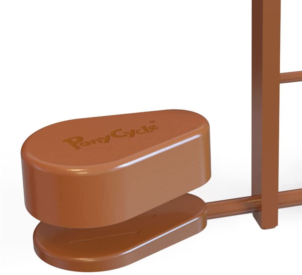 PonyCycle Official Pedal Pad (for Model U Size 5 Ride on Horse Brown, Chocolate) - Brown