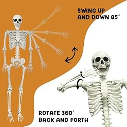 UMEELR 5.4FT Halloween Skeletons, Full Size