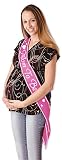 Beistle 60525-P Mom to be Satin Sash, 33-Inch by 4-Inch