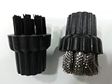 Replacement Brushes 1 nylon 1 metal Compatible with H20 Mop x5