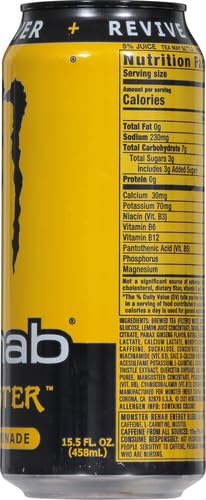 – MONSTER REHAB – TEA + LEMONADE + ENERGY – 15.5OZ.