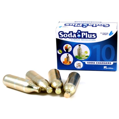 BestWhip Soda Plus CO2 Charger, 50 Count