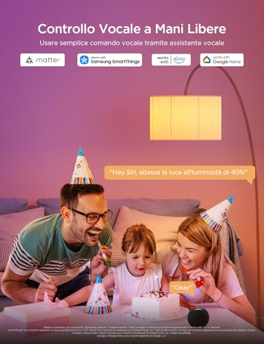 Govee E27 Smart WiFi Bluetooth LED Bulb, Compatible with SmartThings, Matter, Alexa and Google Assistant, 800lm, 16 Million Colors RGBWW DIY Smart Bulb, Set of 4