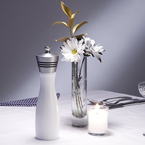 Chef Specialties 8.5" Alumina Pepper Mill, White