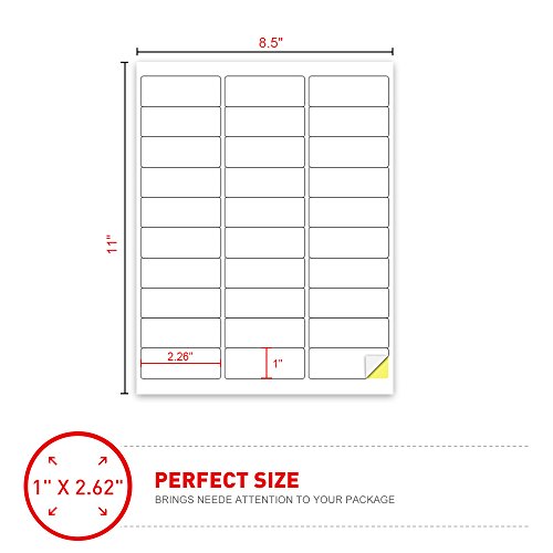 [100 Sheet, 3000 Labels] Address Mailing Shipping Amazon FBA Barcode