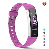 YoYoFit Slim Kids Fitness Tracker Heart Rate Monitor, Kids Activity Tracker Waterproof Pedometer Watch, Digital Kids Alarm Clock Step Calorie Sleep Health Tracker as Best Fitness Gift