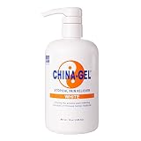 China Gel 16 Ounce Pain Relieving Gel (White Gel) Dye-Free