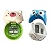 8pcs Lovely Cute Cartoon Animal Pussy Cat Owl Pencil Sharpeners with Double Sharpener Holds for Kids CSPRING
