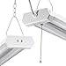 ZJOJO Linkable LED Shop Light for Garage, 42W 4800lm 4.5FT, 5000K Daylight White, with Pull Chain (ON/Off), 5000K (1PK) M