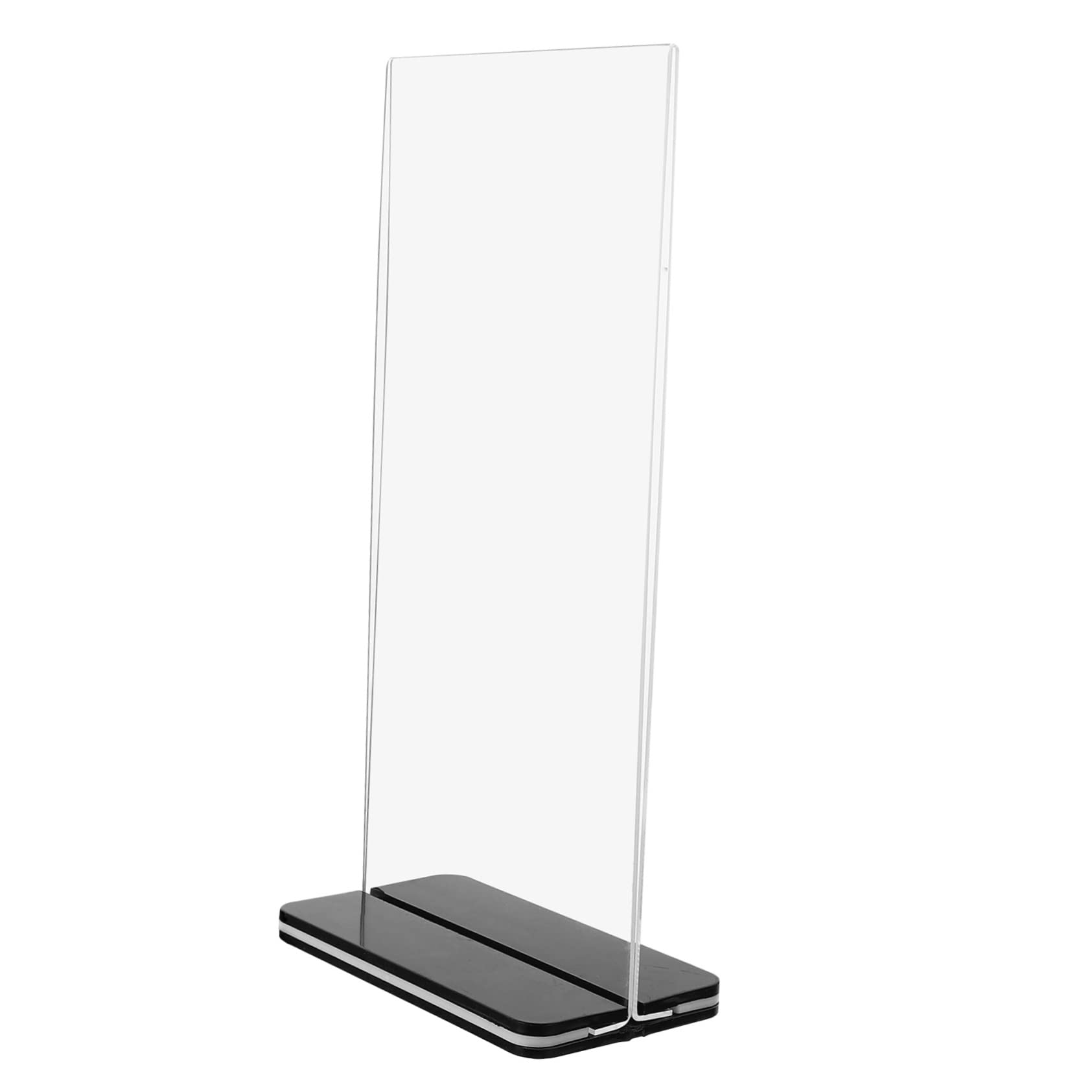Gogogmee Acrylic Sign Holder Display Stand Double-sided Menu Holder for Restaurants Offices and Retail Acrylic Table Sign Stand for Posters and