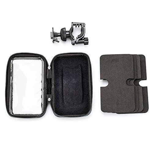 Universal Bicycle, Bike Phone Mount - Holder - Water Resistant Pouch Holster Cover Case with 360 Degrees Rotatable - Fits iPhone, Samsung and other Android Smartphones