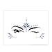 Lady Up Mermaid Rhinestones Face Jewels Crystals Tears Face Gems Glitters Temporary Tattoos Stickers for Halloween Festival Rave Carnival Party