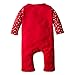 Big Elephant Baby Boys' 1 Piece Christmas Snap-Up Long Sleeve Pajama Romper H21