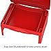Hey! Play! Lap Desk for Kids-Folding Collapsible Portable Table with Storage for Paper, Pencils, Books-Kids Activity Tray for Writing, Crafts, Art