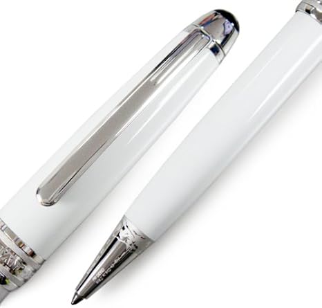 Amazon モンブラン Montblanc マイスターシュテュック Meisterstuck Tribute To The Montblanc ボールペン スノーホワイト シルバー 164 並行輸入品 油性ボールペン 文房具 オフィス用品