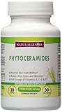 30 Day Vegetarian Phytoceramides - For Softer Smoother Skin - Stronger Nails - Healthier Hair - Clinically Proven All Natural Anti-aging Supplement + Vitamins A C D E Shown to Boost Collagen, Fade Sun Spots, Reduce Fine Lines & Wrinkles, Repair Sun Damage, Rejuvenate Skin - Get Glowing, Firm, Youthful Skin That Everyone Will Notice! - 100% Guaranteed & Wheat-gluten Free - Made in USA FDA Lab - Works for Women and Men - by Natural Genius