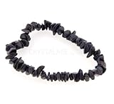 Blue Goldstone Gemstone Chip Bracelet