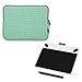 Case Star ® Neoprene Case with Anti Shock EVA Foam Shock Resistant Padding Inside and Impact Cushion Outside for Wacom Intuos Draw CTL490DW Digital Drawing Tablet and Boogie Board 8.5 Inch