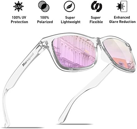 Mens Polarized Sunglasses - Momentum Memory Material Durable & Lightweight