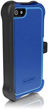 Ballistic Maxx Case w/ Holster and Screen Protector for Apple iPhone 5/5S/SE - Retail Packaging - Blue