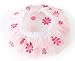 Fashion Design Beautiful Reusable Shower cap - Set of 3 (Blue/Hotpink/Orange(Sunflower pattern))