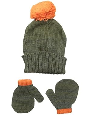 Carters Baby-Boys Cuffed Hat and Mitten Set