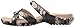 crocs Women's Meleen Twist Graphic Flat Sandal, Black/Floral, 9 M US