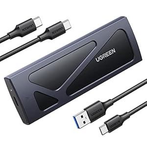 UGREEN M.2 SSD 外付けケース NVME専用 【USB3.2 Gen2接続規格】 UASP対応 10Gbps高速転送