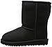 UGG Unisex-Child Classic Short-K, Black, 9 M US Toddler