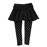 Weixinbuy Kid Baby Girl Wool Polka Dot Culotte Legging Trousers Pantskirt