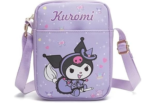 cute cartoon-themed mini crossbody bag, also a shoulder bag, features a cartoon pattern design