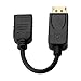 Sienoc Displayport DP Male to HDMI Female DP to HDMI Adapter Cable Video Audio Converter Color Black