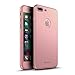 iPhone 7 Plus Case, Rebex & Ipaky All-Around Protective Case Slim [Non-Slip] Dual Hard Cover with Tempered Glass Screen Protector for iPhone 7 Plus (Rose Gold)
