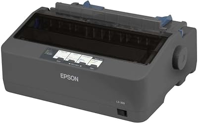 Epson LX-350 9 Pin Dot Matrix Printer USB Serial Parallel Interfaces Energy Star