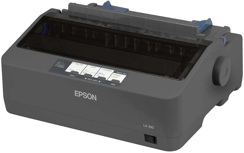 Epson LX-350 9 Pin Dot Matrix Printer USB Serial Parallel Interfaces Energy Star