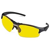 Duduma Yellow Night Vision Polarized Sunglasses Glasses for Driving Fishing Shooting Multicolor Frame Uv400 (black matte frame with yellow lens)