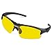 Duduma Yellow Night Vision Polarized Sunglasses Glasses for Driving Fishing Shooting Multicolor Frame Uv400 (black matte frame with yellow lens)