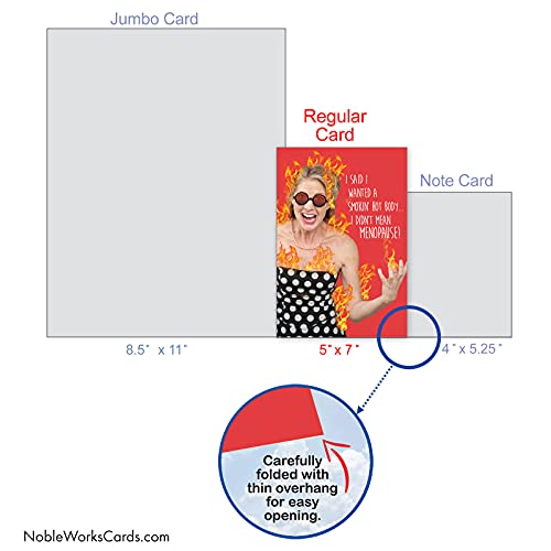 thumbnail image 2 of NobleWorks - Hlarous Brthday Greetng Card Wth 5 X 7 Nch Envelope... 2 of 14