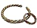 Tibetan Three Metal Healing Medicine Bracelet and Ring Set with Copper. Unisex (Twisted-2)