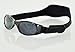 Tuga Baby/Toddler UV 400 Sunglasses w/ 2 Straps & Case, Black