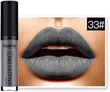 Matte Liquid Lipstick, KOOZIMO Waterproof Long Lasting Lip Gloss Lipstick (P)