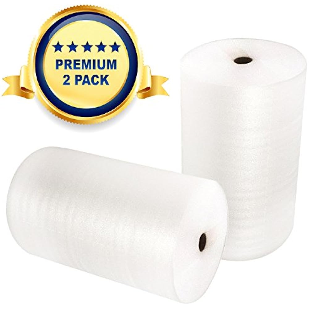 Foam Wrap Roll 1250" X 12" (2Pack) 625 Inch Per Wrapping Shipping, eBay