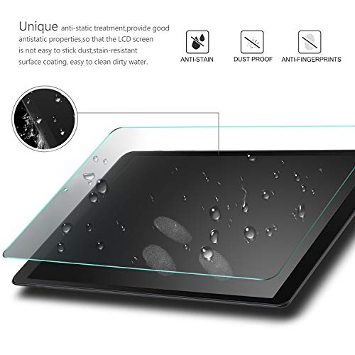 IVSO Screen Protector for Samsung Galaxy Tab A 10.1 2019,No-Bubble 9H Hardness Tempered Glass Screen Protector for Samsung Galaxy Tab A 10.1 Inch SM-T510,SM-T515 2019 Release Tablet - Thumbnail 5