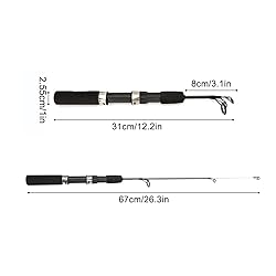 Ice Fishing Rod,Carbon Fiber Telescopic River