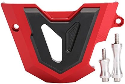 Motorcycle Front Sprocket Chain Guard Case Cover For KAWASAKI Z250 Z300 2013-2015 Ninja 250 300 (red)