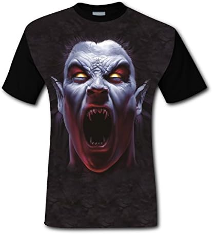 O-Neck New Love Shirts 3D Custome With Vampire For Men XL